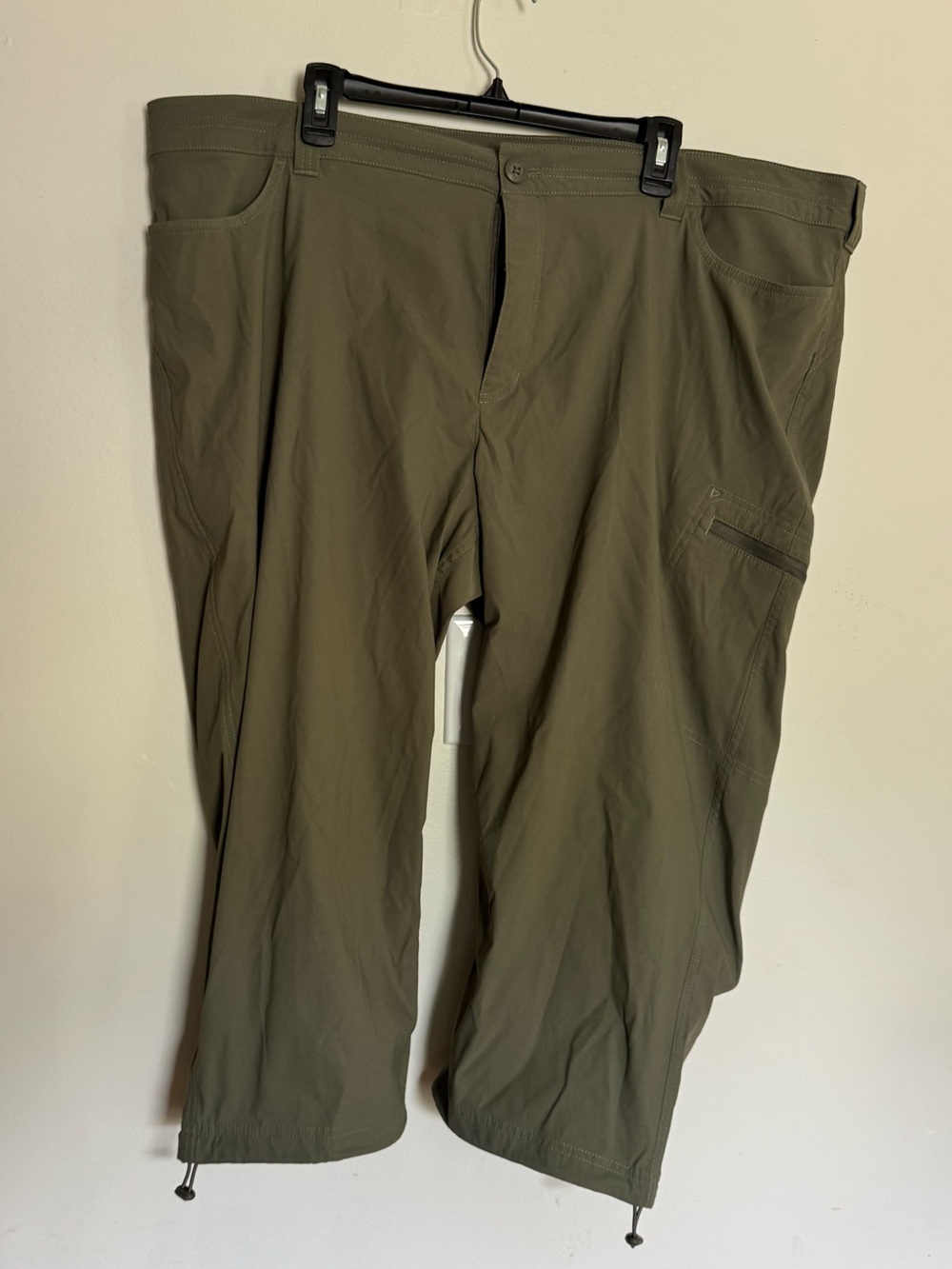 Eddie Bauer Cargo Hiking Capris Green Gorpcore Pants